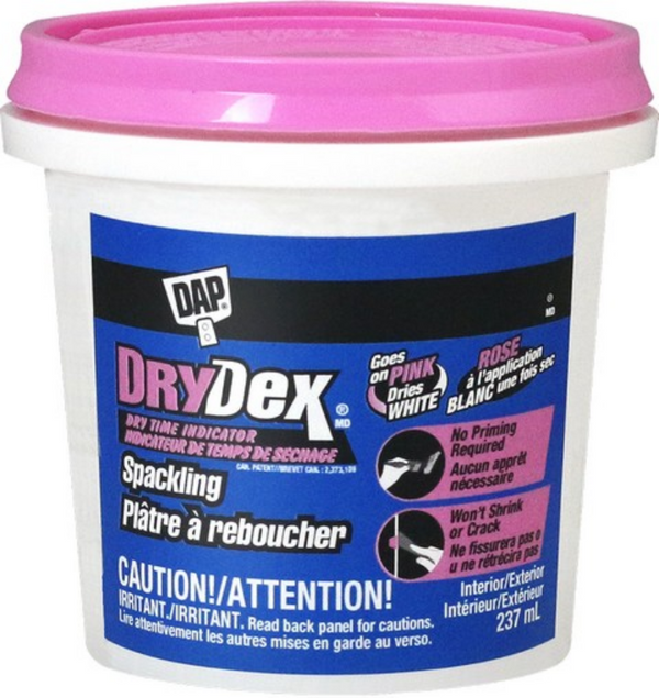 DAP  946ml (qt) Pink Drydex  Spackling