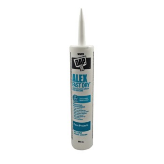 DAP 78425 300ml (10oz) White Alex Fast Dry Acrylic Latex Caulk